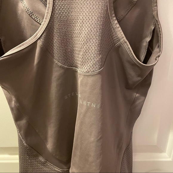 Adidas by Stella McCartney Performance Essentials Tank Top taupe beige XS - Picture 9 of 16